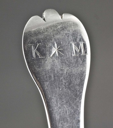 William and Mary Silver Trefid Spoon - Dorothy Grant
